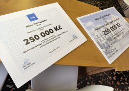 Česká Třebová a Ústí nad Orlicí předaly nadačnímu fondu 500 tis. Kč