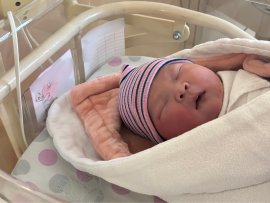 1. miminkem roku 2025 v pardubické porodnici je Munkhlen