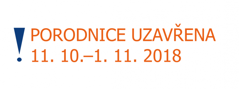 V říjnu bude dočasně uzavřena porodnice